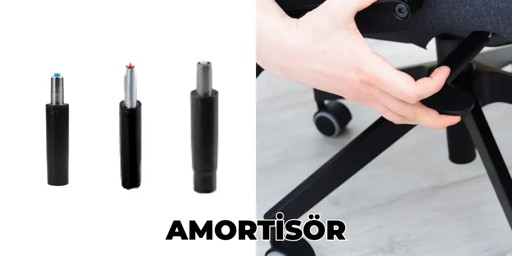 Ofis koltuk tamiri hizmeti dahilinde ofis koltuk amortisör tamiri.